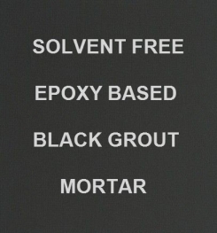 Three ( 3 ) Component And Solvent Free Epoxy Based Black Grout Mortar Formulation And Production