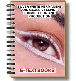 Silver White Color Permanent And Gloss Eyeliner Formulation And Production