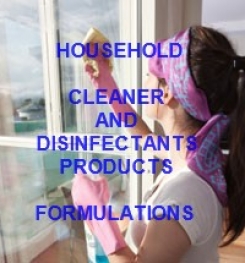 Alcohol Based Multi - purpose Household Cleaner And Disinfectant Formulations And Production Process