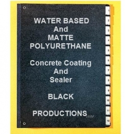 Water Based Polyurethane And Matte Polyurethane Concrete Coating And Sealer Black Formulation And Production