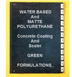 Water Based Polyurethane And Matte Polyurethane Concrete Coating And Sealer Green Formulation And Production
