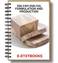Halvah ( Halva ) Formulation And Production
