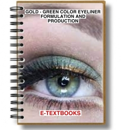Gold - Green Color Eyeliner Formulation And Production