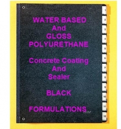 Water Based Polyurethane And Gloss Polyurethane Concrete Coating And Sealer Black Formulation And Production