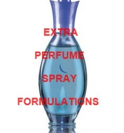 EXTRA QUALITY PERFUME SPRAY FORMULATIONS AND PRODUCTION PROCESS