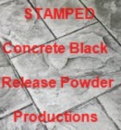 Stamped Concrete Black Release Powder Formulation And Production Process