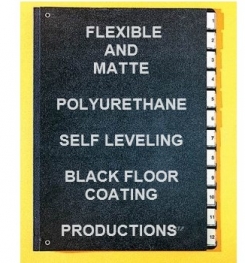 Two Component And Solvent Free Flexible And Matte Polyurethane Self Leveling Black Floor Coating Formulation And Production