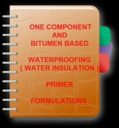 One Component And Bitumen Based Waterproofing ( Water Insulation ) Primer Formulation And Production