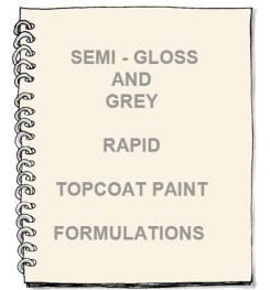 Semi - Gloss And Grey Rapid Topcoat Paint Formulation And Production