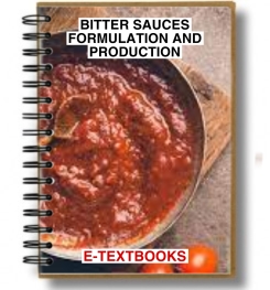 Bitter Sauces Formulation And Production
