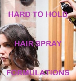 Hard to Hold Hair Spray Formulation And Production