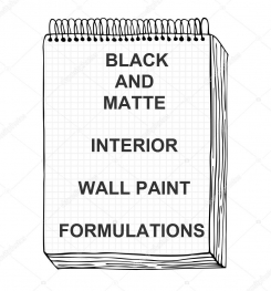 Black And Matte Interior Wall Paint Formulation And Production