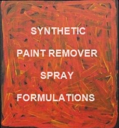 Synthetic Paint Removing Spray Formulation And Production Process