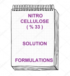 Nitrocellulose Solution ( % 33 ) Formulation And Production