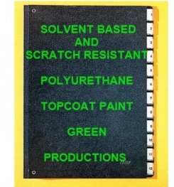 Solvent Based And Scratch Resistant Polyurethane Topcoat Paint Green Formulation And Production