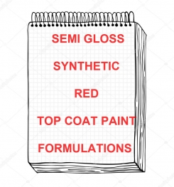 Semi Gloss Synthetic Red Top Coat Paint Formulation And Production