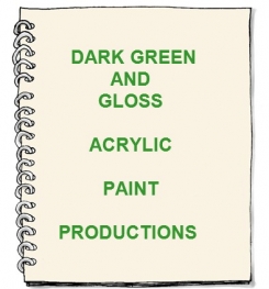 Dark Green And Gloss Acrylic Paint Formulation And Production