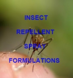 INSECT REPELLENT SPRAY FORMULATIONS AND PRODUCTION PROCESS