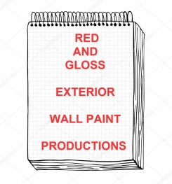 Red And Gloss Exterior Wall Paint Formulation And Production