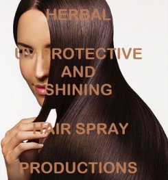 Herbal UV Protective And Shining Hair Spray Formulation And Production
