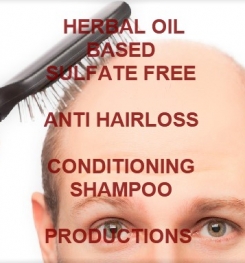 Herbal Oil Based And Sulfate Free Anti Hairloss Conditioning Shampoo Formulation And Production