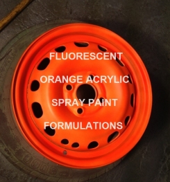 Fluorescent Orange Acrylic Spray Paint Formulation And Production Process