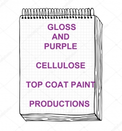 Gloss And Purple Cellulosic Top Coat Paint Formulation And Production