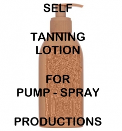 Self Tanning Lotion For Pump - Spray Formulation And Production