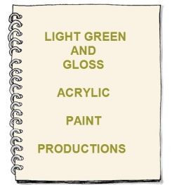 Light Green And Gloss Acrylic Paint Formulation And Production