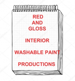 Red And Gloss Interior Washable Paint Formulation And Production