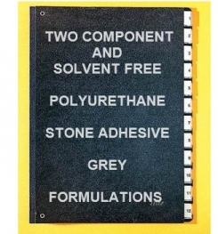 Two Component And Solvent Free Polyurethane Based Stone Adhesive Grey Formulation And Production