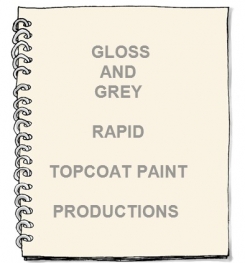 Gloss And Grey Rapid Topcoat Paint Formulation And Production