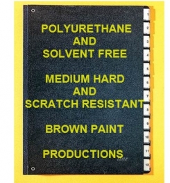 Polyurethane Based And Solvent Free Medium Hard And Scratch Resistant Brown Paint Formulation And Production