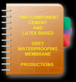 Two Component Cement And Latex Based Grey Waterproofing Membrane Formulation And Production