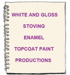 White And Gloss Stoving Enamel Topcoat Paint Formulation And Production