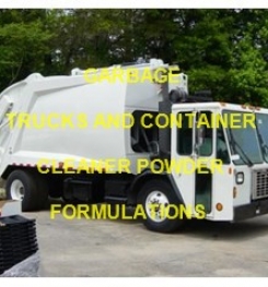 Oxygen Based Garbage Trucks And Container Cleaning And Disinfecting Powder Formulation And Production Process