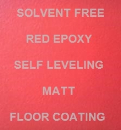 Two Component And Solvent Free Red Epoxy Self Leveling Matt Floor Coating Formulation And Production
