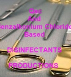 Qac And Benzalkonium Chloride Based Disinfectant Formulation And Production Process