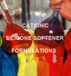 CATIONIC SILICONE SOFTENER IN TEXTILE FORMULATION AND PRODUCTION