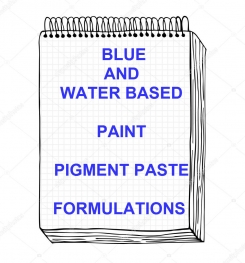 Blue And Water Based Paint Pigment Paste Formulation And Production