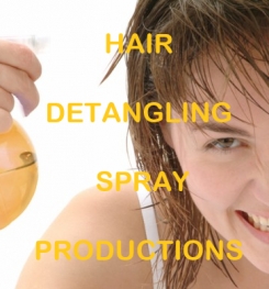 Hair Detangling Spray Formulation And Production