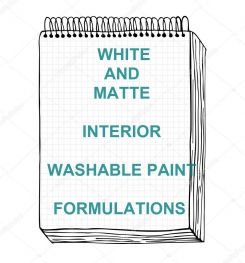 White And Matte Interior Washable Paint Formulation And Production