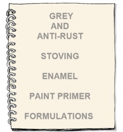 Grey And Anti-Rust Stoving Enamel Paint Primer Formulation And Production
