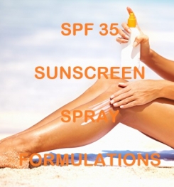 SPF 35 Sunscreen Spray Formulation And Production