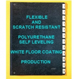 Two Component And Solvent Free Flexible And Scratch Resistant Polyurethane Self Leveling White Floor Coating Formulation And Production