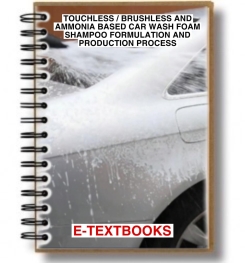 Touchless / Brushless And Ammonia Based Car Wash Foam Shampoo Formulation And Production Process