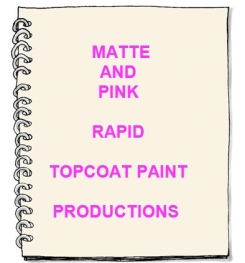 Matte And Pink Rapid Topcoat Paint Formulation And Production