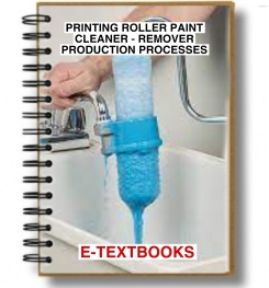 PRINTING ROLLER PAINT CLEANER - REMOVER PRODUCTION PROCESSES