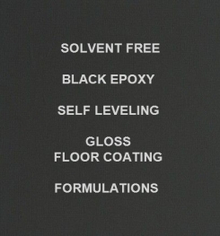 Two Component And Solvent Free Black Epoxy Self Leveling Gloss Floor Coating Formulation And Production