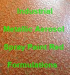 Industrial Metallic Aerosol Spray Paint Red Formulation And Production Process